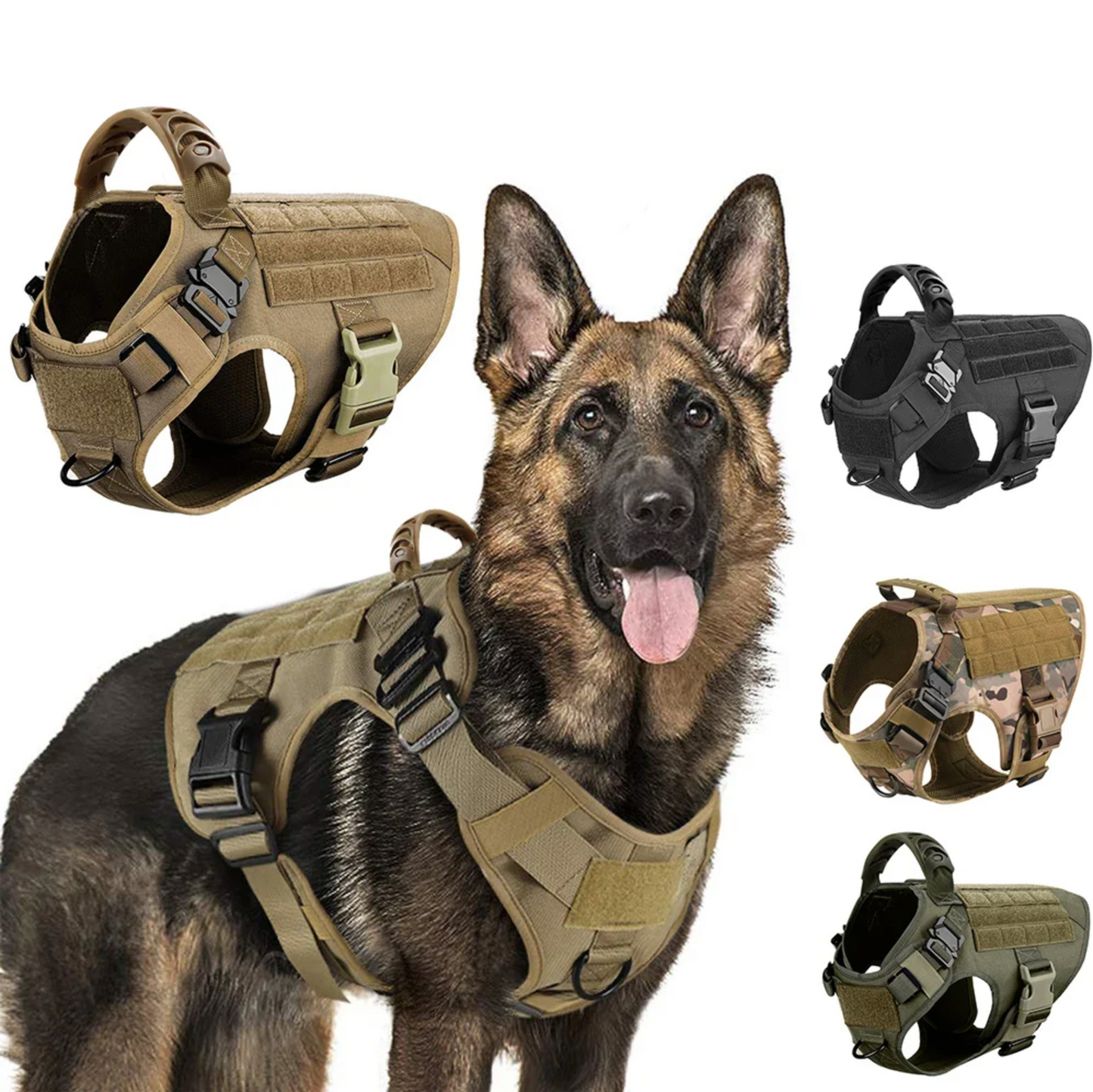 Tactical-Style Dog Harness for Medium to Large DogsRetry