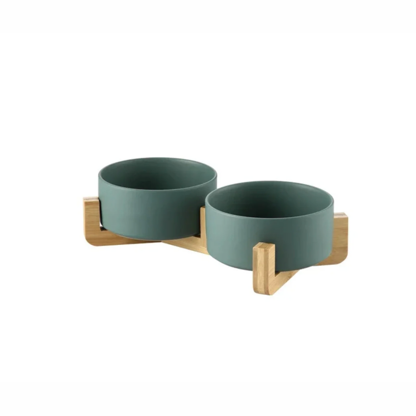 Ceramic Pet Feeding Bowl Set - 2 Pack