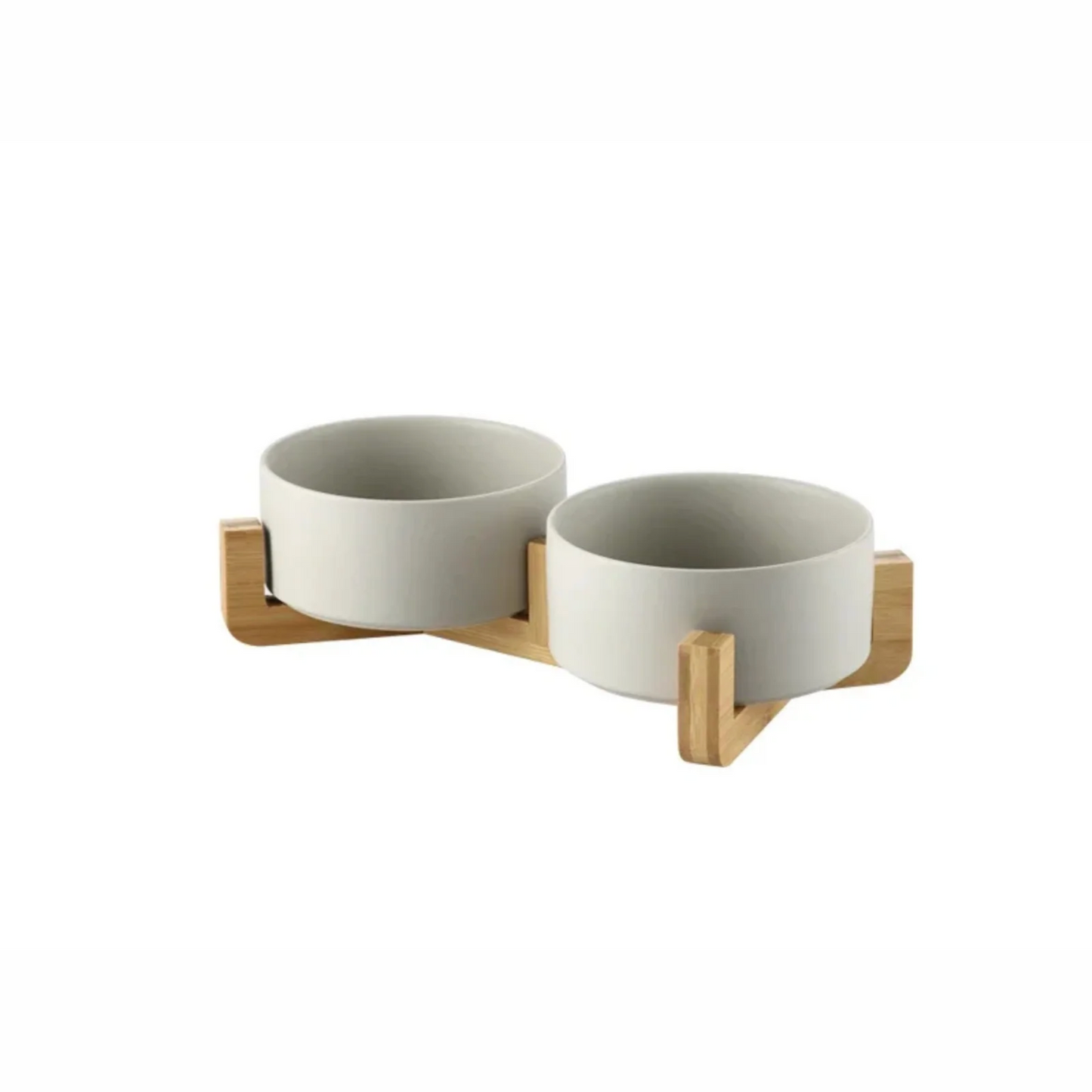 Ceramic Pet Feeding Bowl Set - 2 Pack