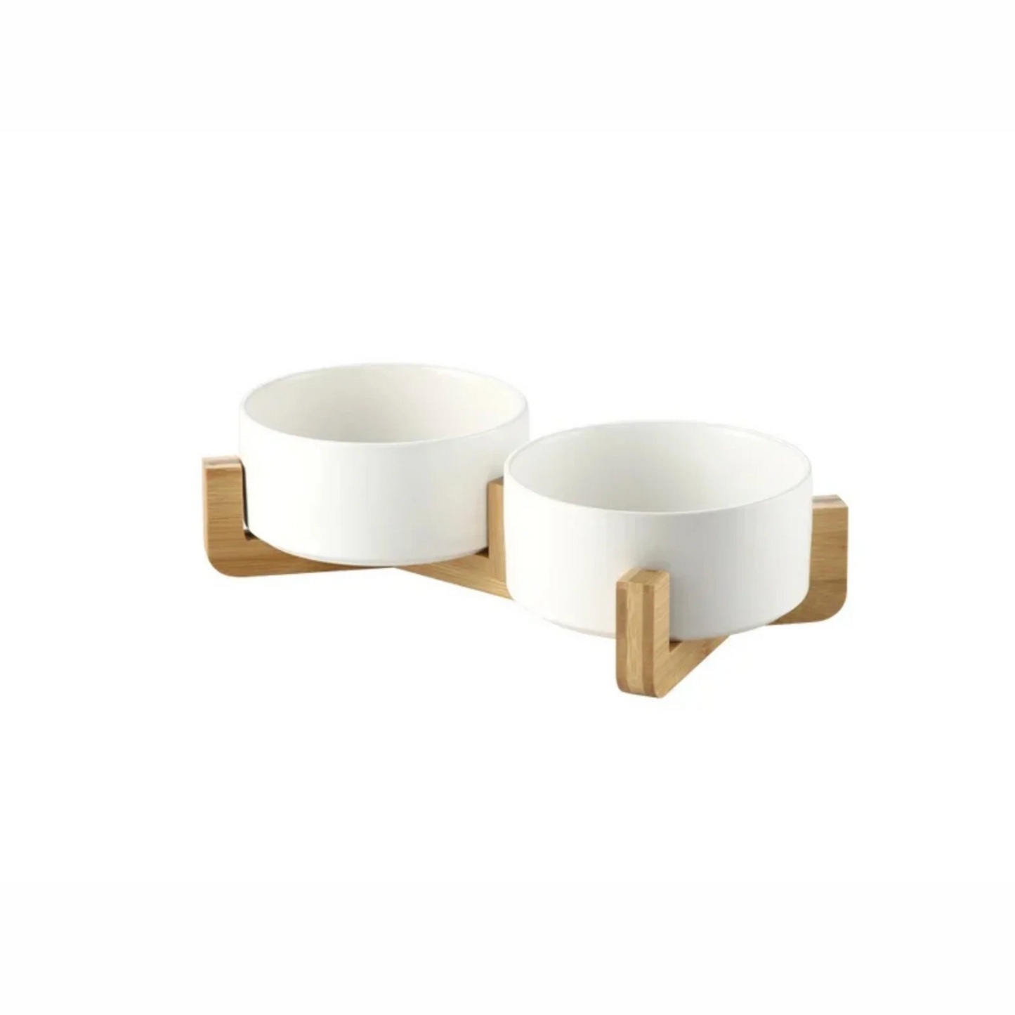 Ceramic Pet Feeding Bowl Set - 2 Pack