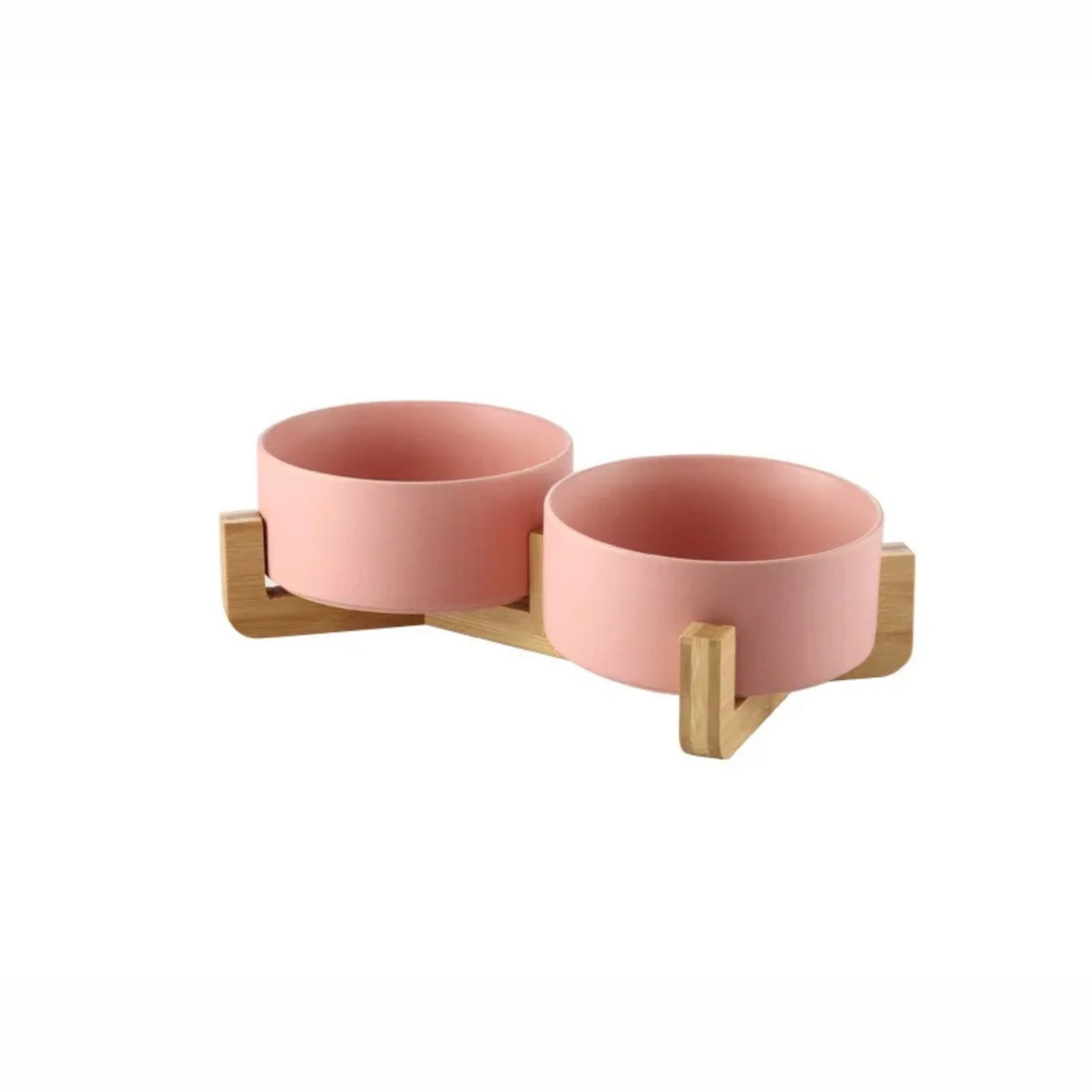 Ceramic Pet Feeding Bowl Set - 2 Pack